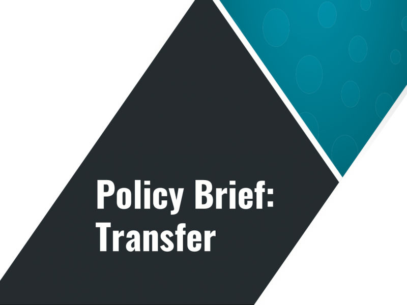 Policy Brief: Transfer Cover
